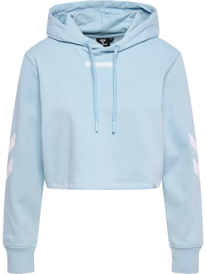 HUMMEL Legacy Cropped Hoodie Damen (celestial blue)