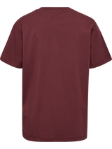 HUMMEL Frame Cotton T-Shirt S/S Damen (chocolate truffle)