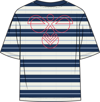 HUMMEL Filur S/S Boxy T-Shirt Kind (estate blue)