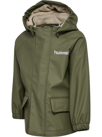 HUMMEL Solo Pu Rain Bib Set Kind (dusty olive)