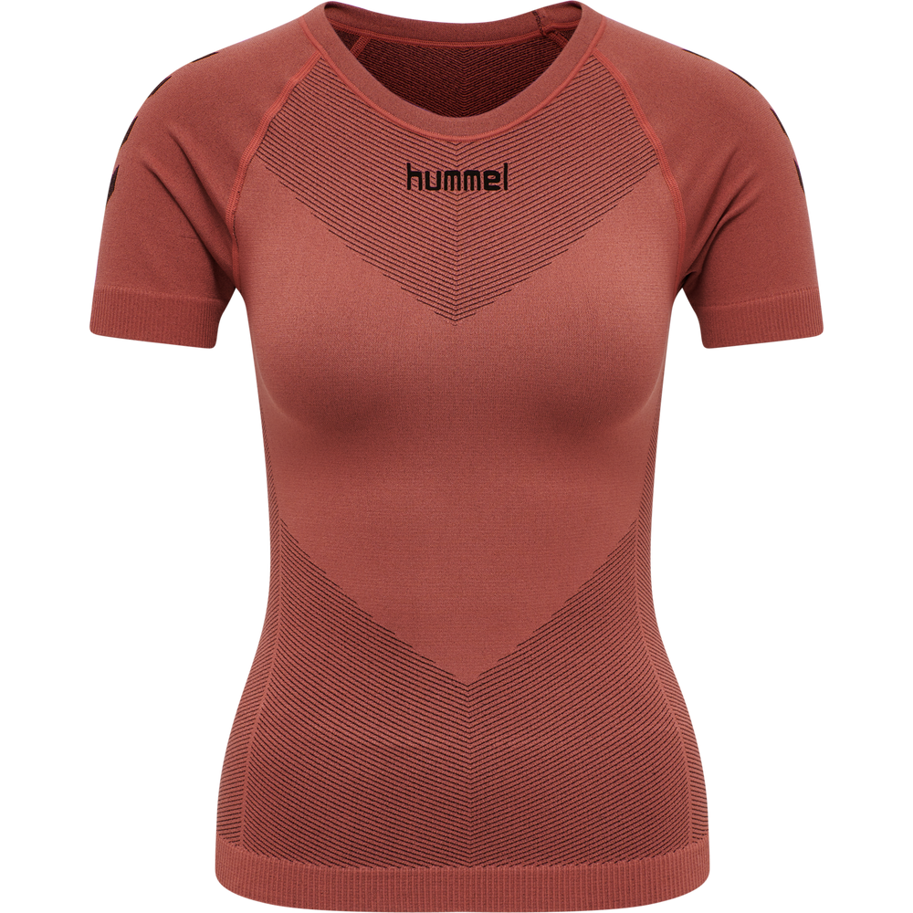 HUMMEL First Seamless Jersey S/S Damen (marsala)