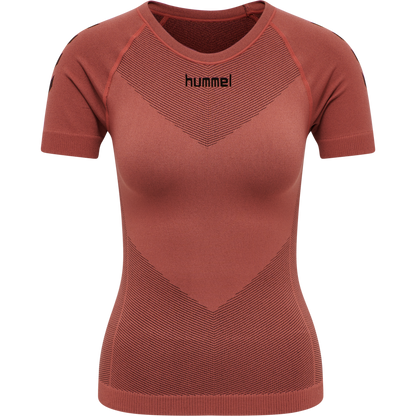 HUMMEL First Seamless Jersey S/S Damen (marsala)