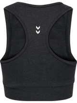 HUMMEL Pulse Logo Light Support Bra Damen (black melange)
