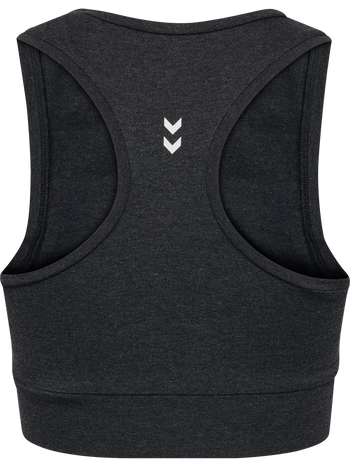 HUMMEL Pulse Logo Light Support Bra Damen (black melange)