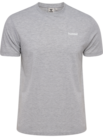 HUMMEL Frame Cotton T-Shirt S/S (light grey melange)