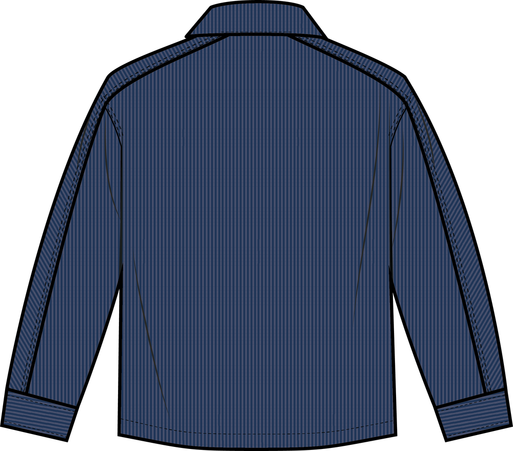 HUMMEL Magne Overshirt Kind (estate blue)