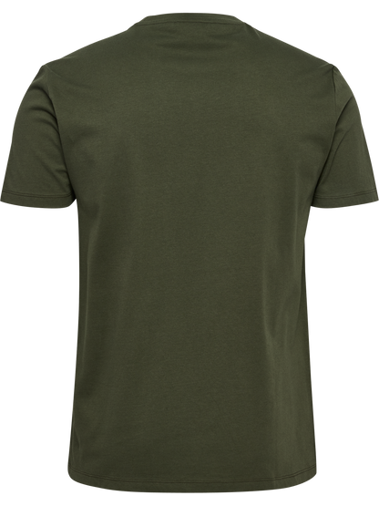 HUMMEL Frame Cotton T-Shirt S/S (forest night)