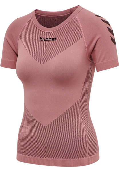 HUMMEL First Seamless Jersey S/S Damen (dusty rose)