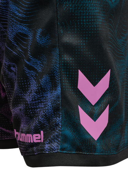HUMMEL Blaze CLUB26 Graphic Shorts Kind (black/pink)