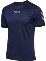 HUMMEL Blaze Club 26 Poly Tee (marine/pink)