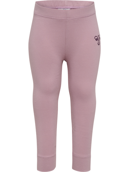 HUMMEL Mini 2-Pack Tights Kind (black plum/sea fog)