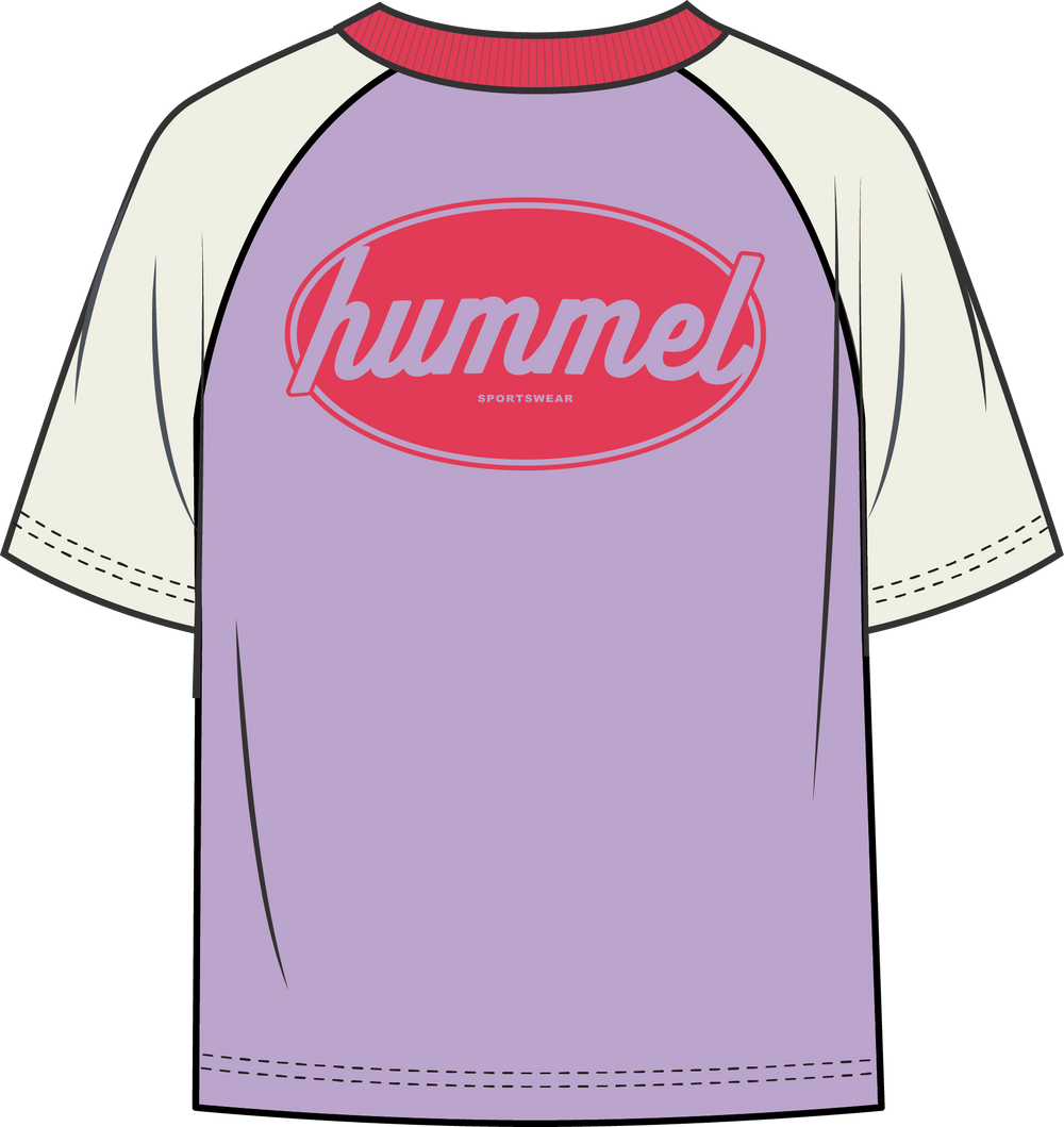 HUMMEL Toni Graphic T-Shirt S/S Kind (lavendula)