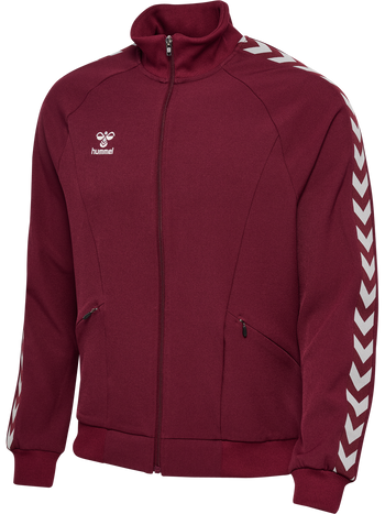 HUMMEL Root Track Zip Jacket (zinfandel/cannoli cream)