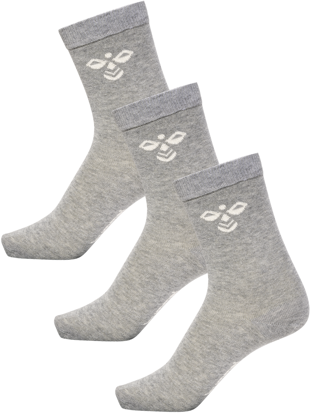 HUMMEL Sutton 3-Pack Sock Kind (grey melange)