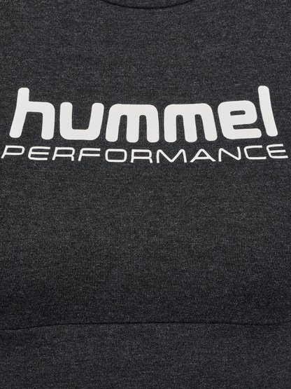HUMMEL Pulse Logo Light Support Bra Damen (black melange)