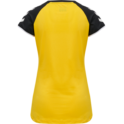 HUMMEL Core Volley Stretch Tee Wo Damen (blazing yellow)