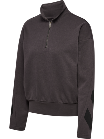 HUMMEL I-D Zip Polo Sweatshirt Damen (shale)