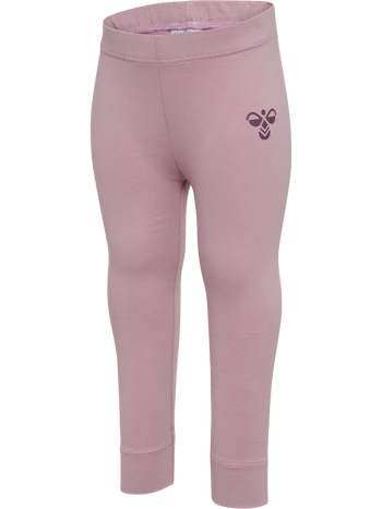HUMMEL Mini 2-Pack Tights Kind (black plum/sea fog)