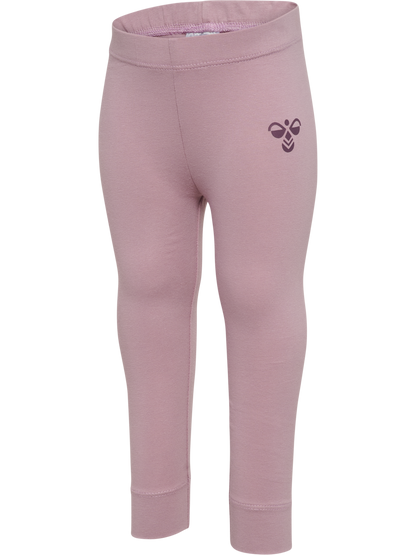 HUMMEL Mini 2-Pack Tights Kind (black plum/sea fog)