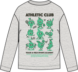 HUMMEL Luca Graphic T-Shirt L/S Kind (lightgrey melange/lightgreymel)