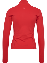 HUMMEL Prima Zip Blouse Damen (chinese red)