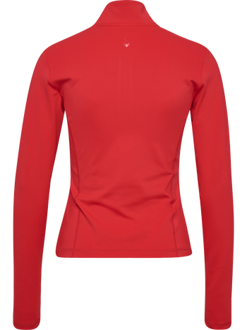 HUMMEL Prima Zip Blouse Damen (chinese red)