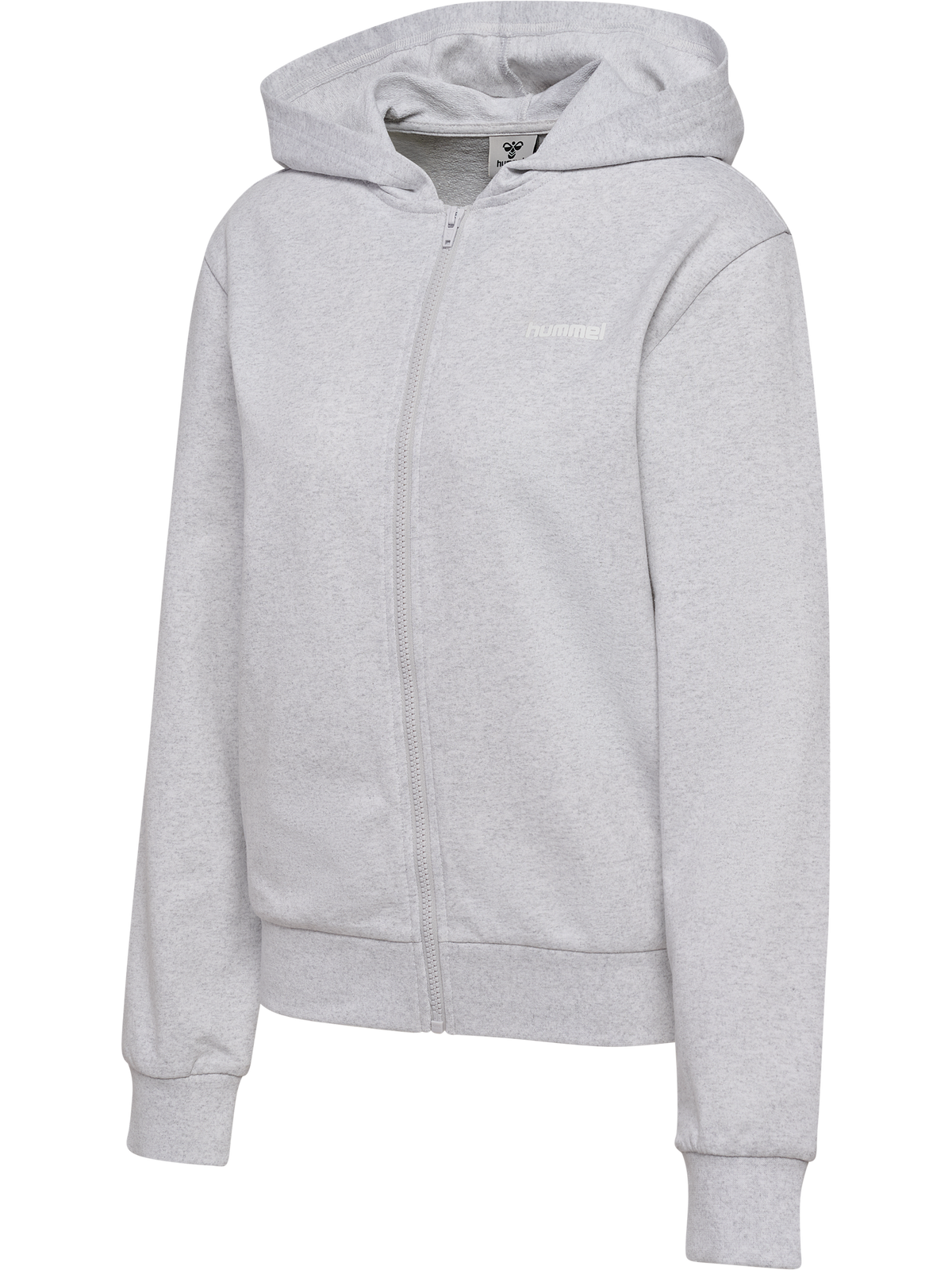 HUMMEL Frame Sweat Zip Hoodie Damen (light grey melange)
