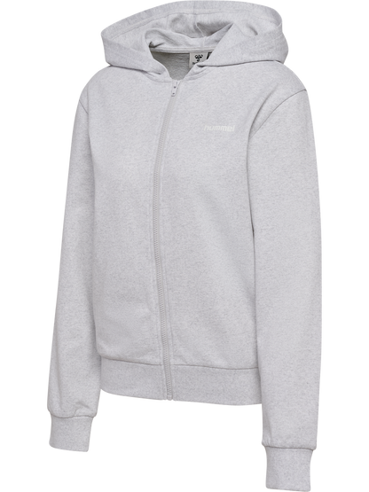 HUMMEL Frame Sweat Zip Hoodie Damen (light grey melange)