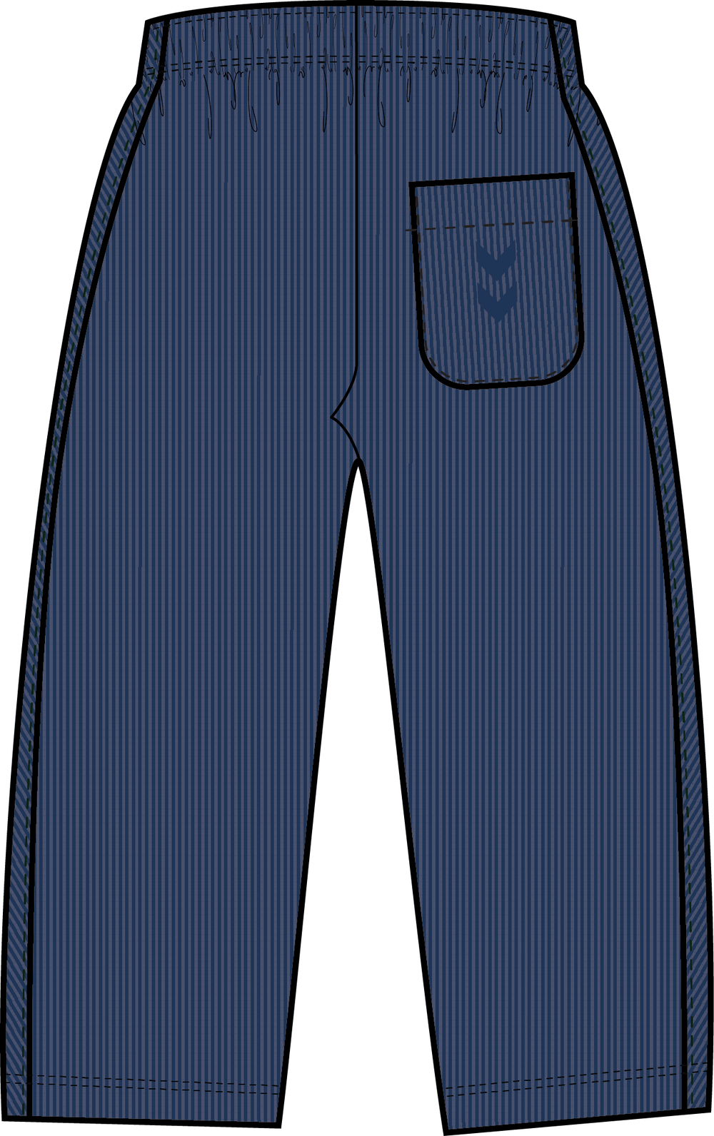 HUMMEL Magne Pants Kind (estate blue)