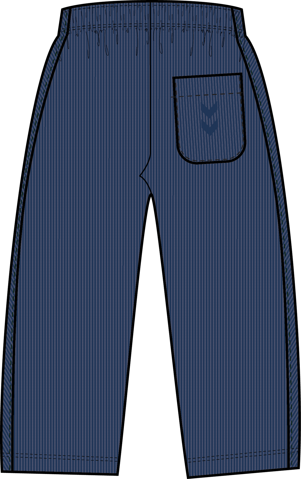 HUMMEL Magne Pants Kind (estate blue)