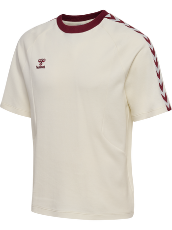 HUMMEL Root T-Shirt S/S (cannoli cream/zinfandel)