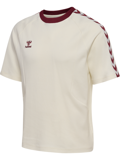 HUMMEL Root T-Shirt S/S (cannoli cream/zinfandel)