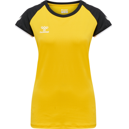HUMMEL Core Volley Stretch Tee Wo Damen (blazing yellow)