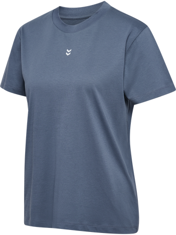 HUMMEL Frame Cotton T-Shirt S/S Damen (vintage indigo)