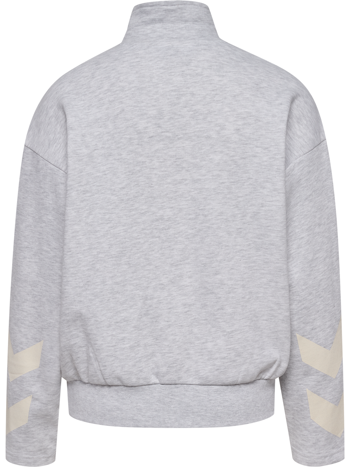HUMMEL I-D Zip Polo Sweatshirt Damen (light grey melange)
