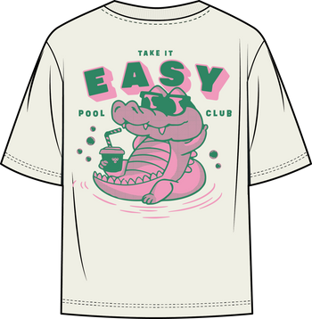 HUMMEL Luca Graphic T-Shirt Ss Kind (marshmallow)