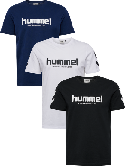HUMMEL Legacy 2.0 T-Shirt S/S 3-Pack (white/black/blue)