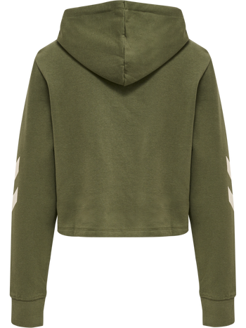HUMMEL Legacy Cropped Hoodie Damen (beetle)