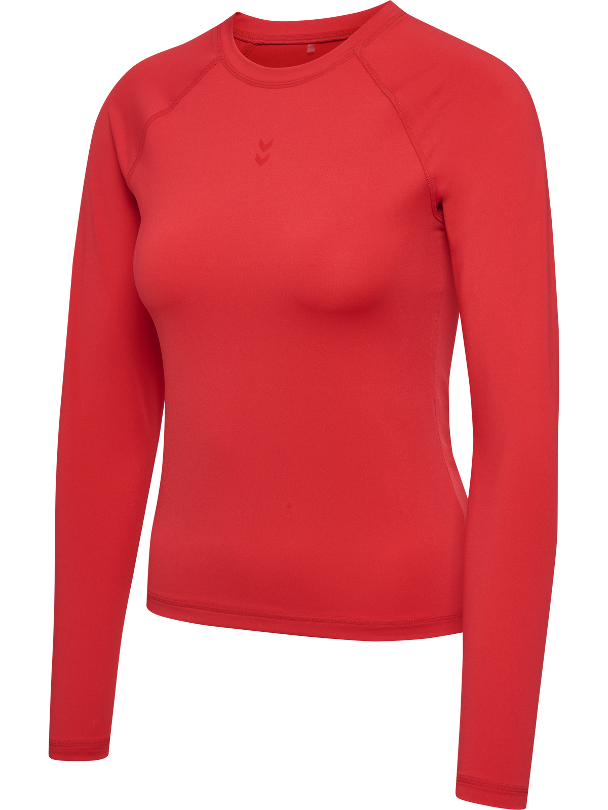 HUMMEL Prima T-Shirt L/S Damen (chinese red)