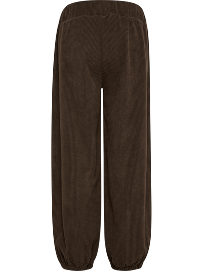 HUMMEL Cordy Loose Pant Kind (chocolate brown)