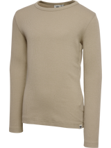 HUMMEL Alpha T-Shirt L/S Kind (cobblestone)