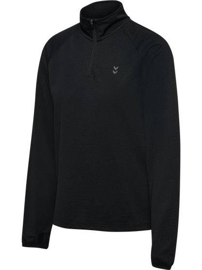 HUMMEL Pulse W Half Zip Midlayer (black)