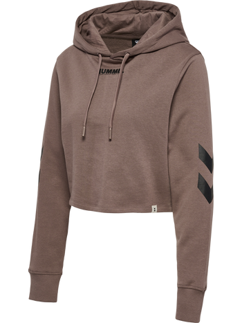 HUMMEL Legacy Cropped Hoodie Damen (iron)