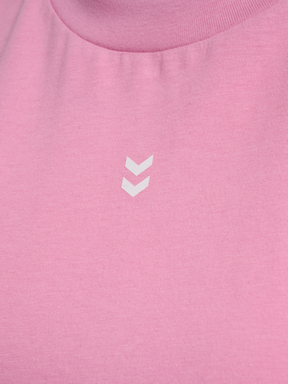 HUMMEL Frame Cotton T-Shirt S/S Damen (begonia pink)