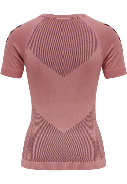 HUMMEL First Seamless Jersey S/S Damen (dusty rose)