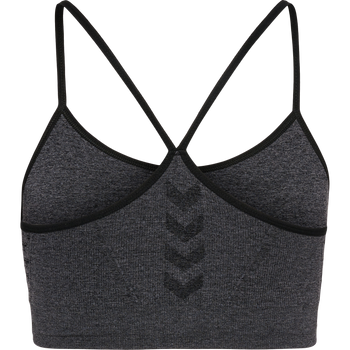 HUMMEL Ci Seamless Scrunch Sports Bra Damen (black melange)