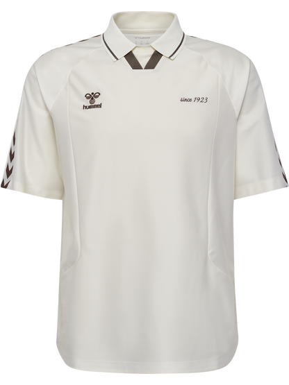 HUMMEL Root Soccer Jersey S/S (cannoli cream)