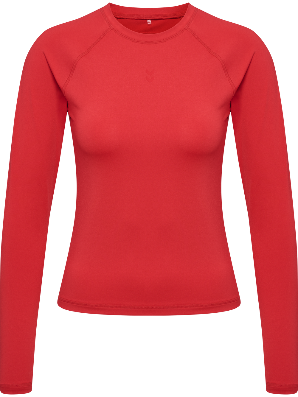 HUMMEL Prima T-Shirt L/S Damen (chinese red)