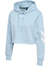 HUMMEL Legacy Cropped Hoodie Damen (celestial blue)