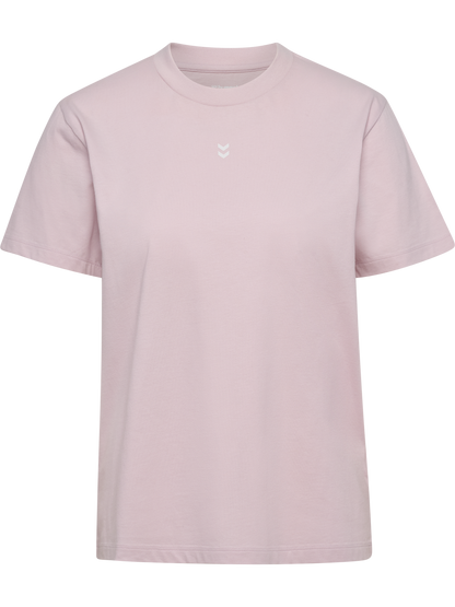 HUMMEL Frame Cotton T-Shirt S/S Damen (lavender fog)